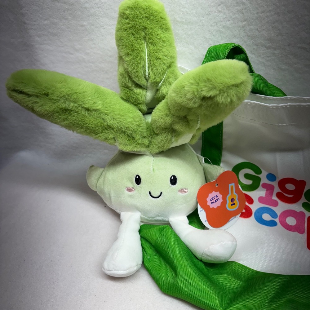 GiggleScape Plush Vegetable‎ Toy Ages 1+ Cute Kawaii Stuffed Veggie BokChoy